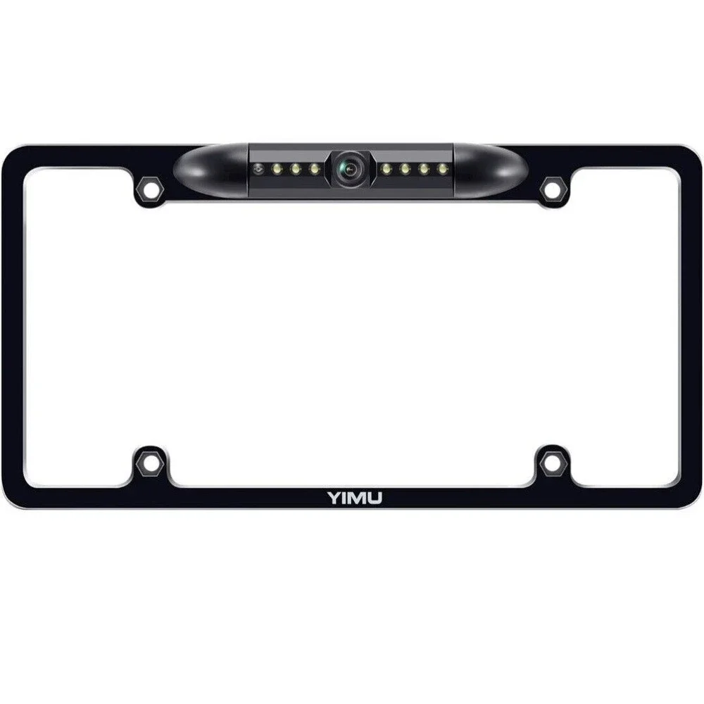 YIMU License Plate Frame Backup Camera HD Rear View Reverse Camera with 7 LED... - Picture 1 of 9
